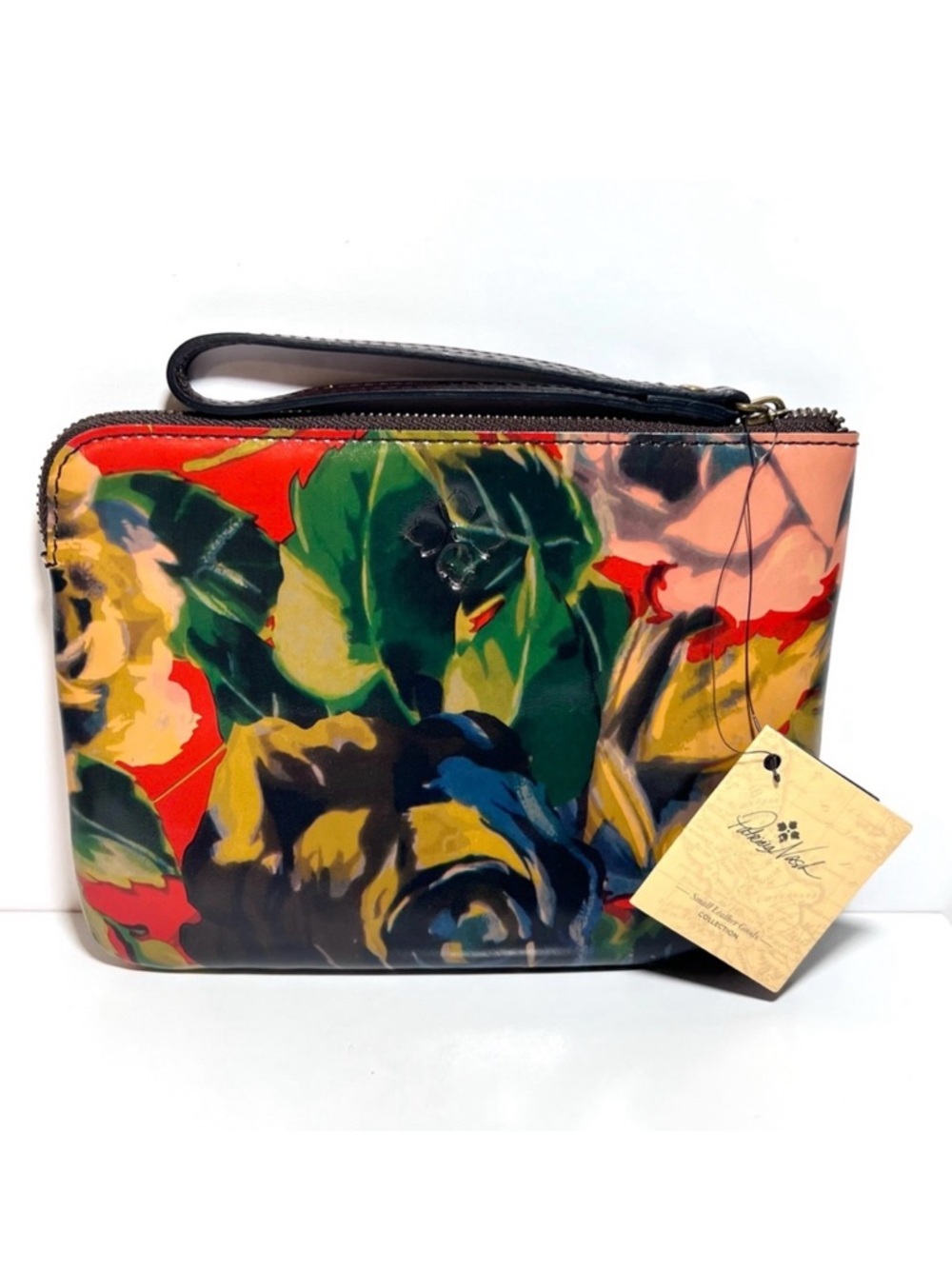 🆕 NWT Patricia Nash Cassini Clutch/Wristlet in Winter Bloom Print